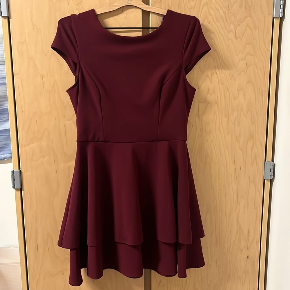 Burgundy B-Darlin Size 13/14 Dress